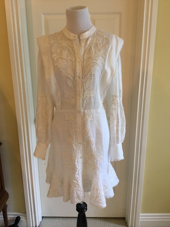Veronica Beard Dresses & Skirts - Veronica beard white embroidered linen dress / Brand new with tag